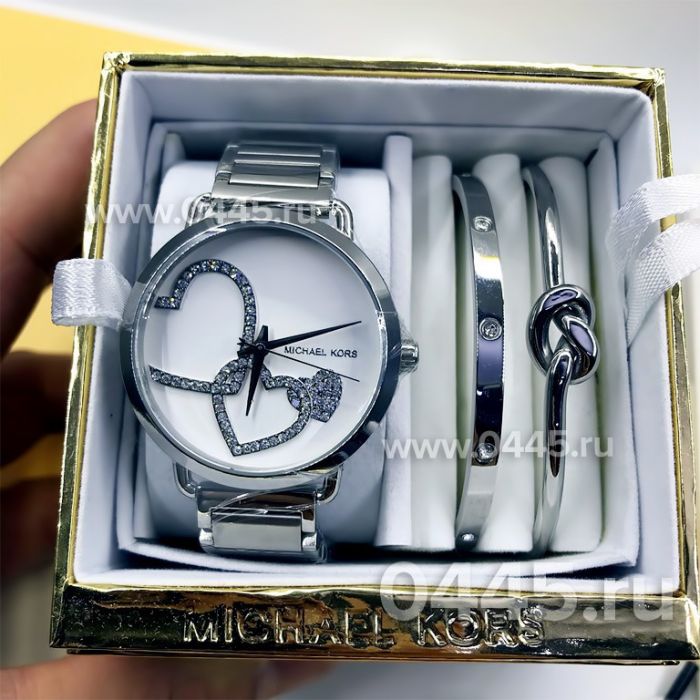 Часы Michael Kors - подарочный набор с браслетом (10230)