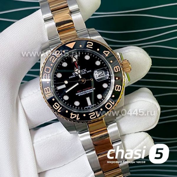 Часы Rolex GMT Master II Rose Gold (13839)