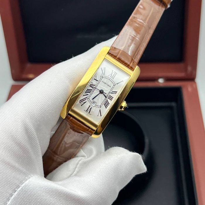 Часы Cartier Tank Americaine - Дубликат (725583)
