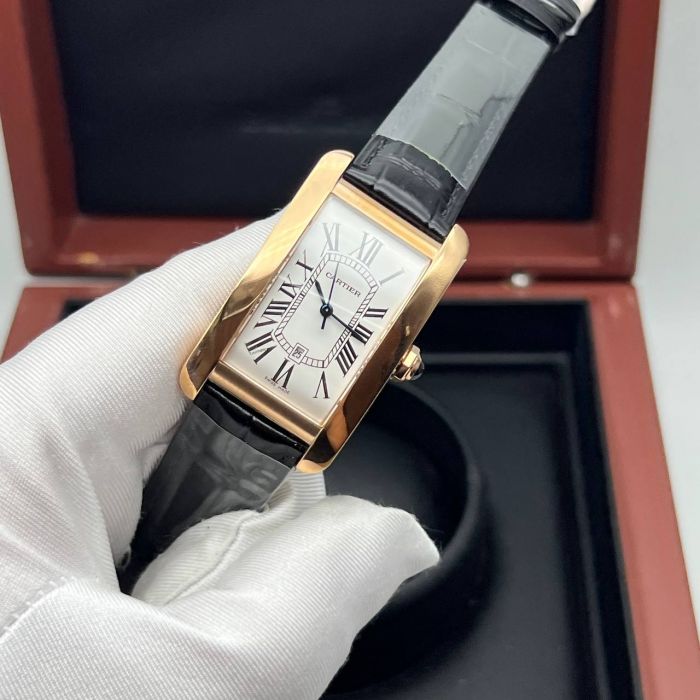 Часы Cartier Tank Americaine - Дубликат (725579)