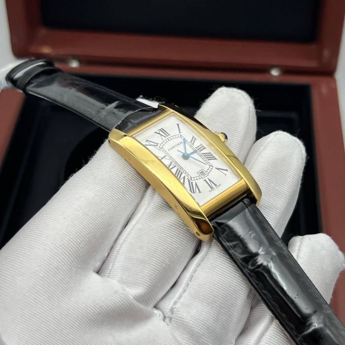 Часы Cartier Tank Americaine - Дубликат (725584)