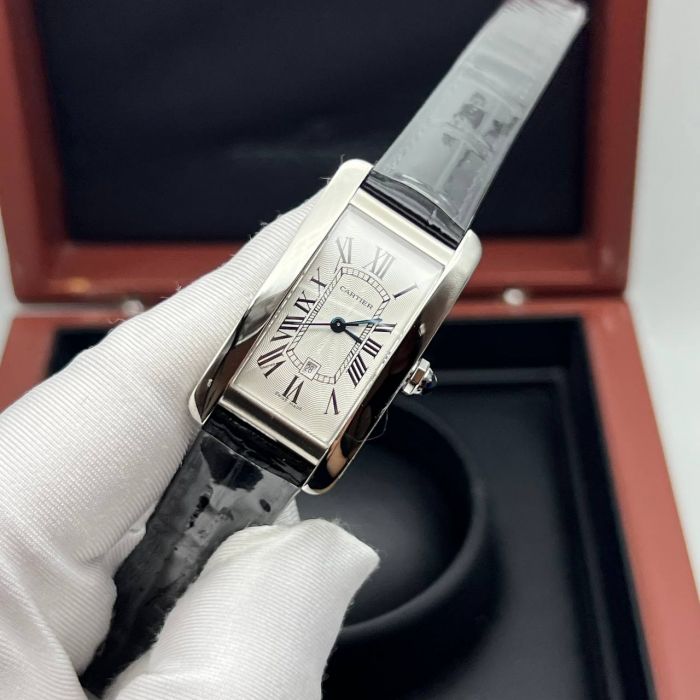 Часы Cartier Tank Americaine - Дубликат (725585)