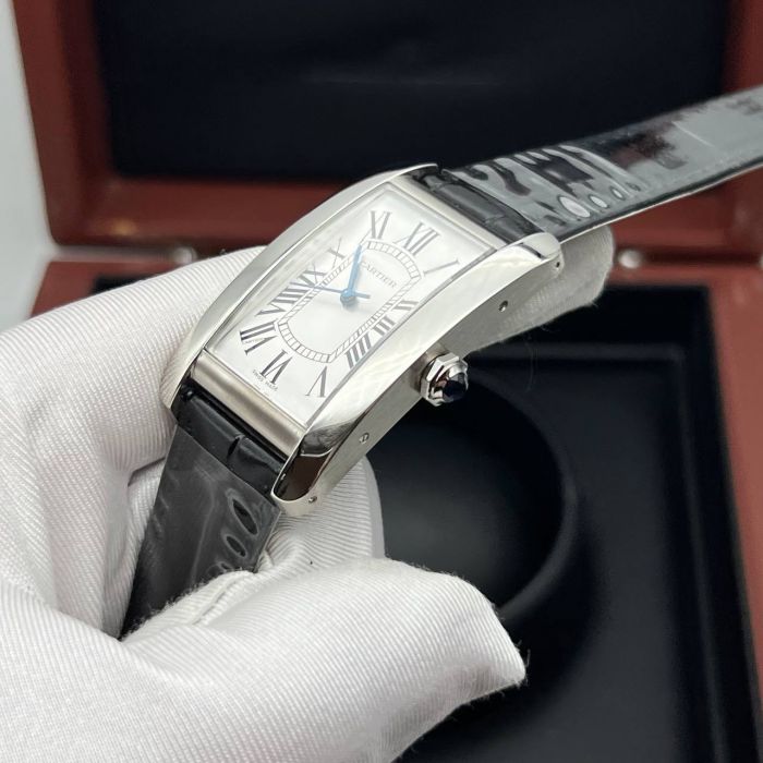 Часы Cartier Tank Americaine - Дубликат (725582)